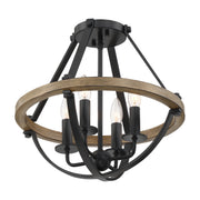Quoizel BRL1716EK Bartlett Four Light Semi-Flush Mount, Earth Black Alternate Image 6.jpg