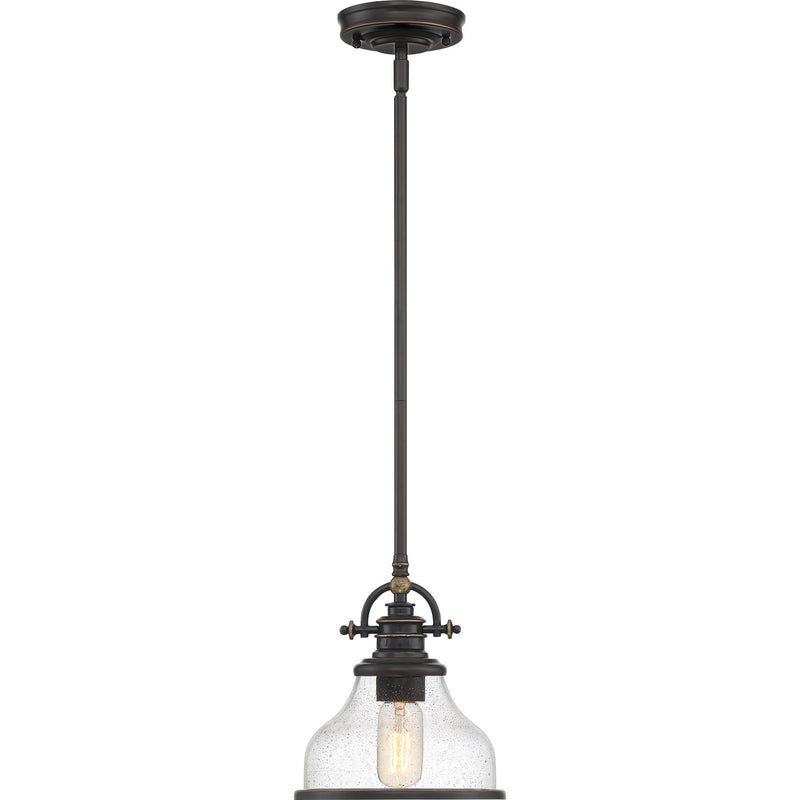 Quoizel GRTS1508PN Grant One Light Mini Pendant, Palladian Bronze Alternate Image 2.jpg