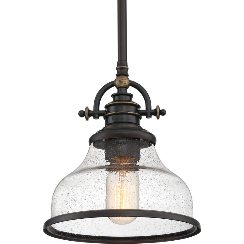 Quoizel GRTS1508PN Grant One Light Mini Pendant, Palladian Bronze Alternate Image 3.jpg