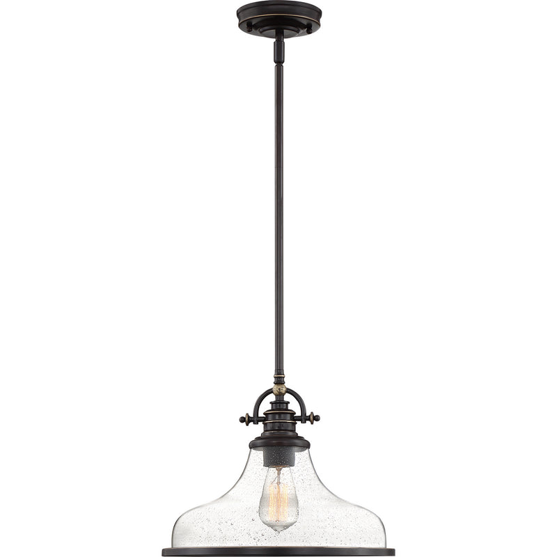 Quoizel GRTS2814PN Grant One Light Pendant, Palladian Bronze Alternate Image 2.jpg