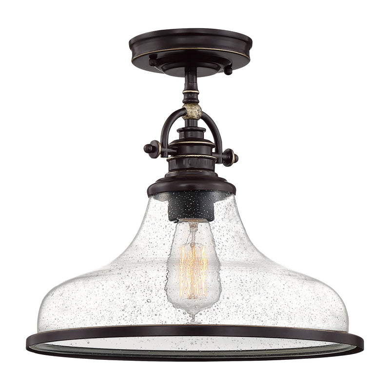 Quoizel GRTS2814PN Grant One Light Pendant, Palladian Bronze Alternate Image 4.jpg