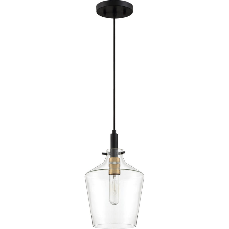 Quoizel JUN1508EK June One Light Mini Pendant, Earth Black Alternate Image.jpg