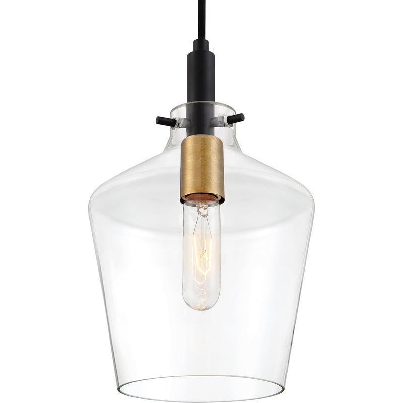 Quoizel JUN1508EK June One Light Mini Pendant, Earth Black Alternate Image 3.jpg