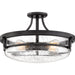 Quoizel QF3419PN Outpost Four Light Semi-Flush Mount, Palladian Bronze Main Image.jpg