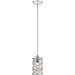 Quoizel QPP4046PK Oliver One Light Mini Pendant, Polished Nickel Main Image.jpg