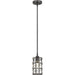 Quoizel QPP4046WT Oliver One Light Mini Pendant, Western Bronze Main Image.jpg