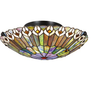 Quoizel TF1716VB Watkins Two Light Flush Mount, Vintage Bronze Main Image.jpg