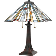 Quoizel TFMK6325VA Maybeck Two Light Table Lamp, Valiant Bronze Main Image.jpg