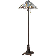 Quoizel TFMK9362VA Maybeck Two Light Floor Lamp, Valiant Bronze Main Image.jpg