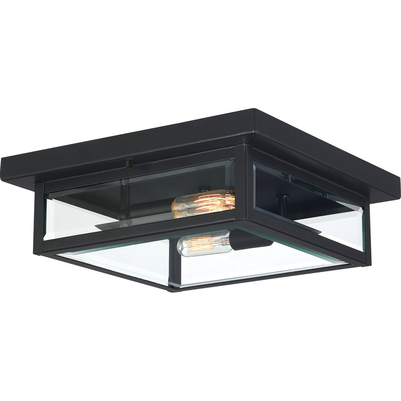 Quoizel WVR1612EK Westover Two Light Outdoor Wall Lantern, Earth Black Main Image.jpg