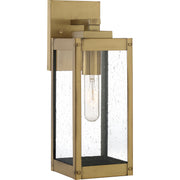 Quoizel WVR8405A Westover One Light Outdoor Wall Lantern, Antique Brass Main Image.jpg