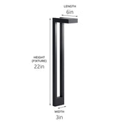 Kichler 15844BKT One Light Path Light, Textured Black (2)
