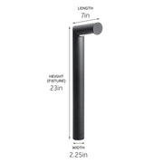 Kichler 15845BKT One Light Path Light, Textured Black (2)