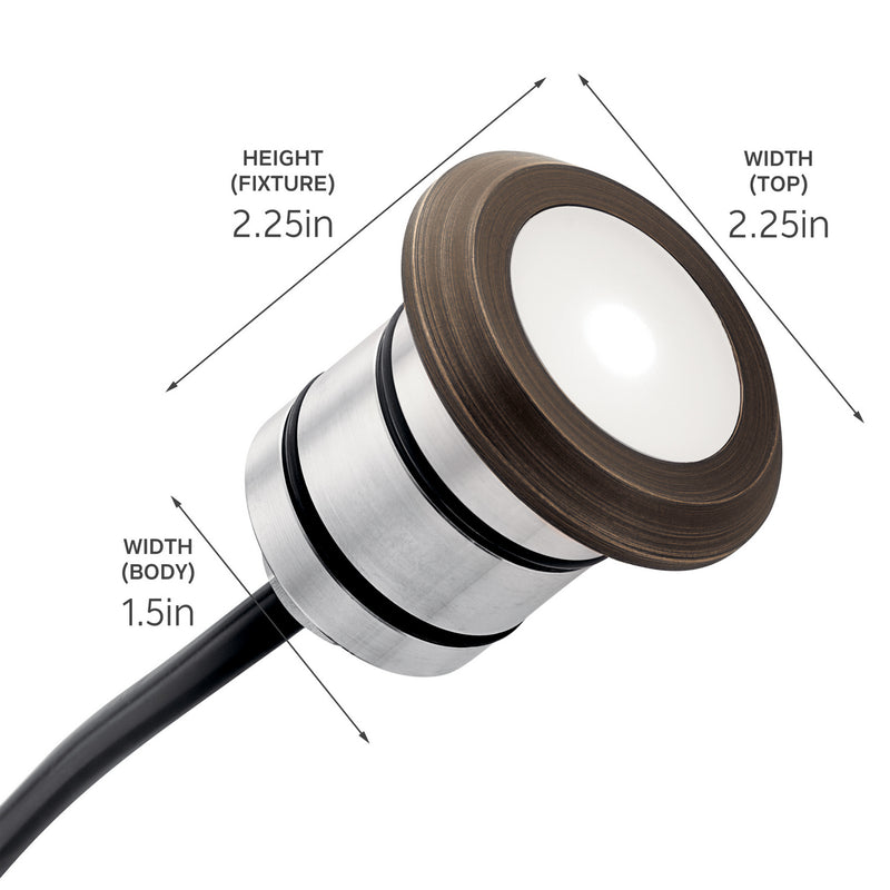 Kichler 16140CBR30 LED Inground, Centennial Brass (2)
