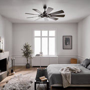 Kichler 300265AVI 65"Ceiling Fan, Anvil Iron (3)