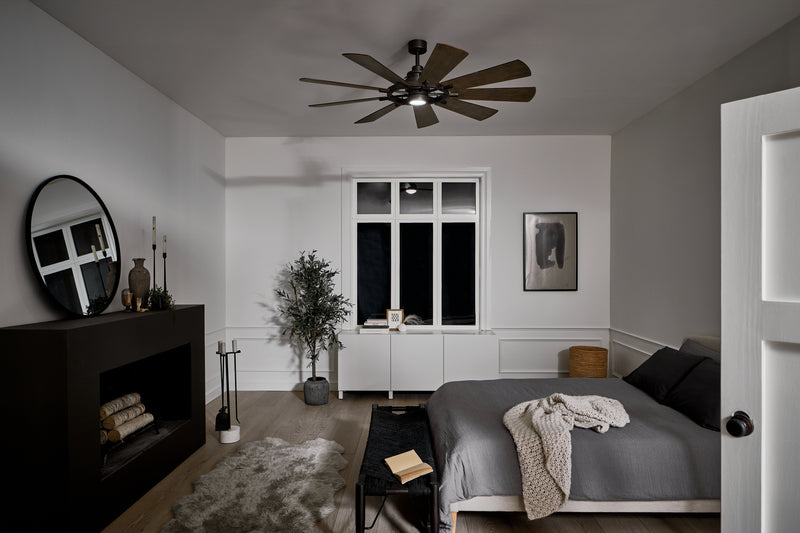 Kichler 300265AVI 65"Ceiling Fan, Anvil Iron (5)