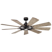 Kichler 300265AVI 65"Ceiling Fan, Anvil Iron