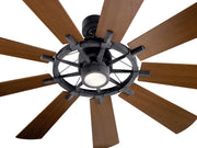 Kichler 300265DBK 65"Ceiling Fan, Distressed Black (2)