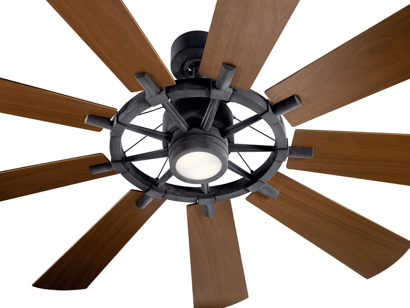 Kichler 300265DBK 65"Ceiling Fan, Distressed Black (2)