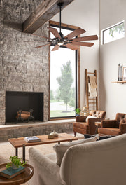 Kichler 300265DBK 65"Ceiling Fan, Distressed Black (5)