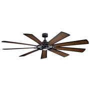 Kichler 300285DBK 85"Ceiling Fan, Distressed Black