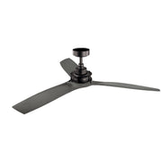 Kichler 300356AVI 56"Ceiling Fan, Anvil Iron (3)