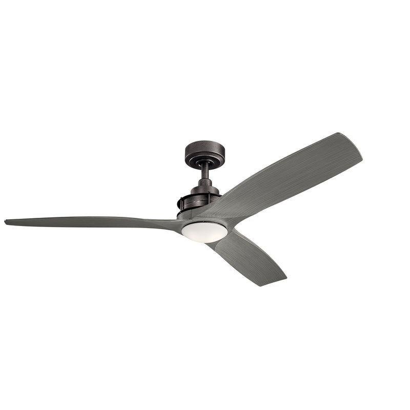 Kichler 300356AVI 56"Ceiling Fan, Anvil Iron (4)