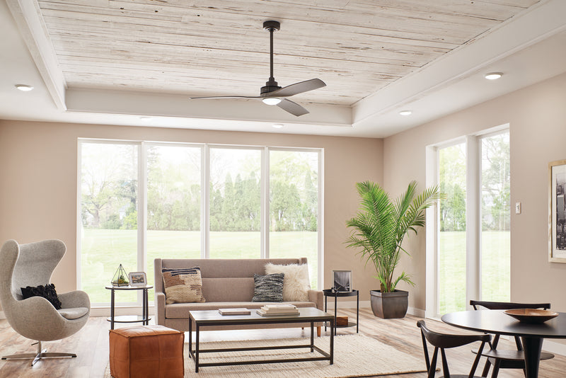 Kichler 300356AVI 56"Ceiling Fan, Anvil Iron (5)