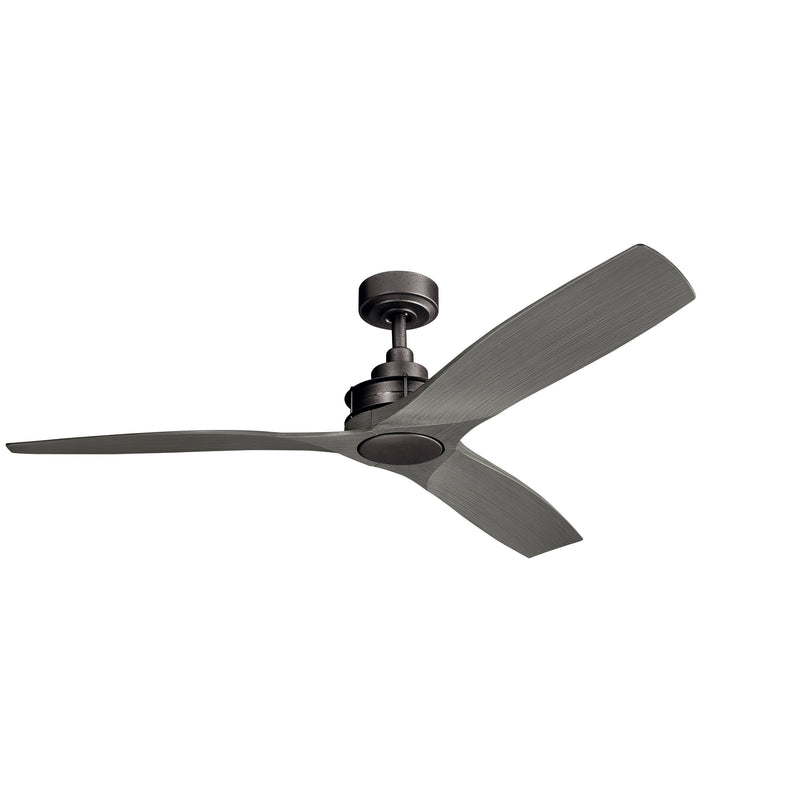 Kichler 300356AVI 56"Ceiling Fan, Anvil Iron