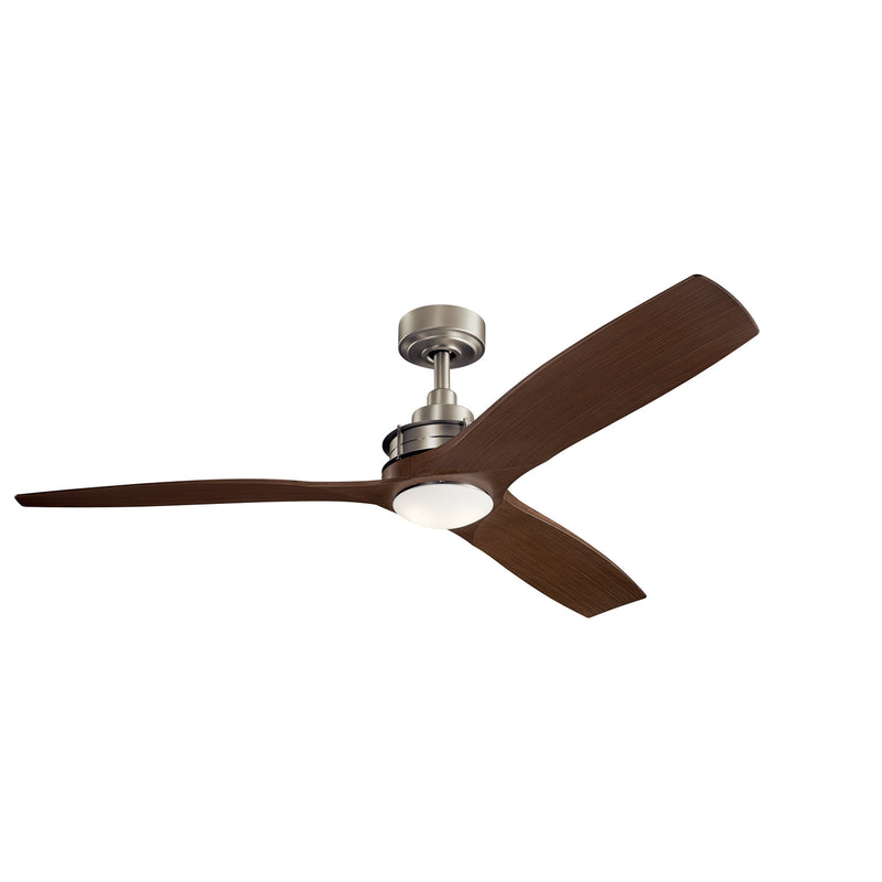 Kichler 300356NI 56"Ceiling Fan, Brushed Nickel (3)