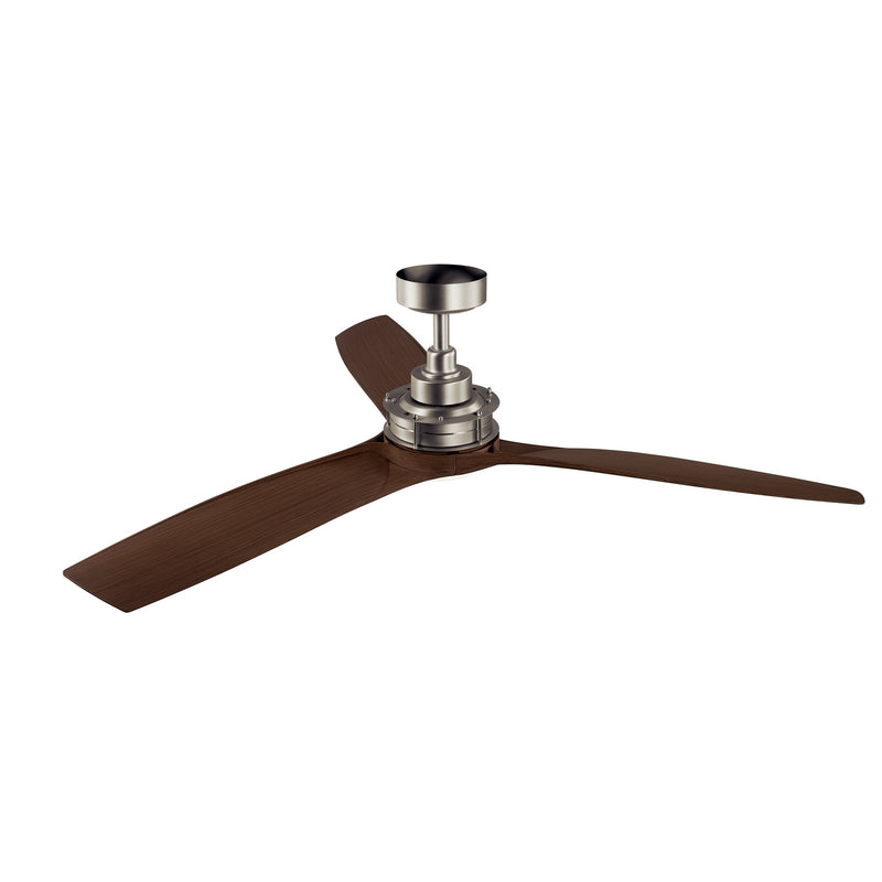 Kichler 300356NI 56"Ceiling Fan, Brushed Nickel (4)