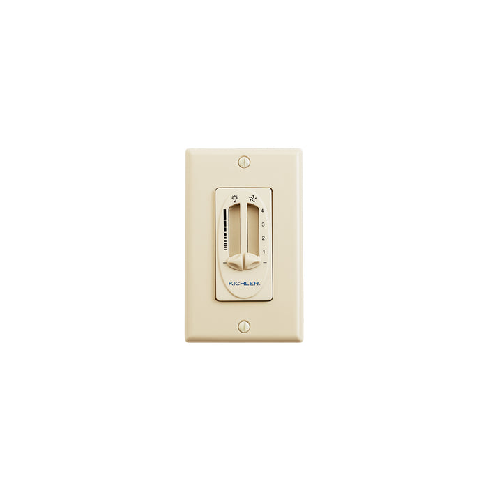 Kichler 337010IV Fan 4 Speed-Light Dimmer, Ivory (Not Painted)