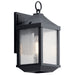 Kichler 49984DBK Springfield One Light Outdoor Wall Mount, Distressed Black Main Image.jpg