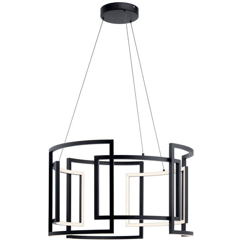 Kichler 84134 LED Chandelier, Black