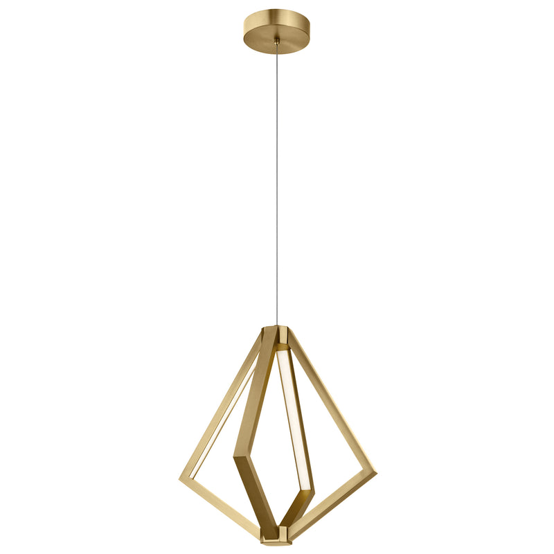 Kichler 84198 LED Pendant, Champagne Gold