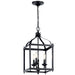 Kichler 42566BK Three Light Pendant, Black