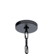 Kichler 43495BK Six Light Foyer Pendant, Black (2)
