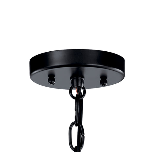 Kichler 49689BK Toman One Light Outdoor Pendant, Black Alternate Image.jpg