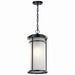 Kichler 49689BK Toman One Light Outdoor Pendant, Black Main Image.jpg