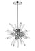 Z-Lite 4003-4CH Burst Four Light Chandelier, Chrome Alternate Image 4.jpg