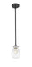 Z-Lite 466MP-MB-BN Kraken One Light Mini Pendant, Matte Black / Brushed Nickel Alternate Image 3.jpg