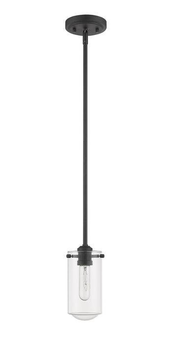 Z-Lite 471MP-MB Delaney One Light Mini Pendant, Matte Black Alternate Image 2.jpg