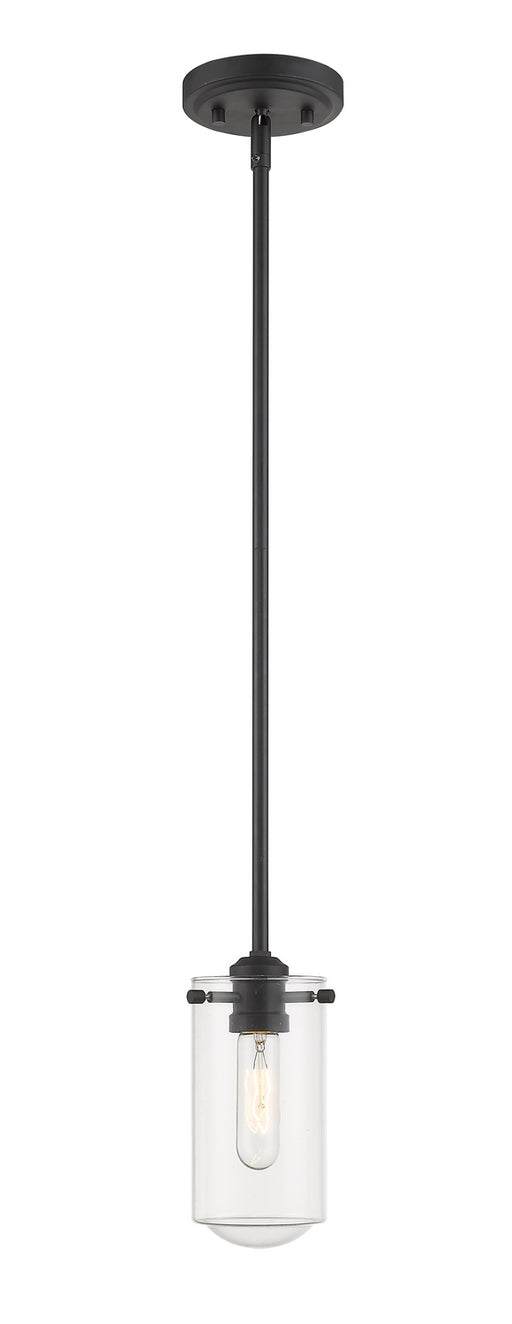 Z-Lite 471MP-MB Delaney One Light Mini Pendant, Matte Black Main Image.jpg