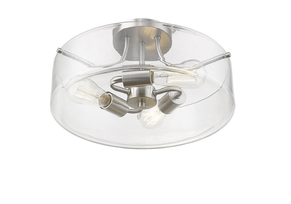 Z-Lite 471SF-BN Delaney Three Light Semi Flush Mount, Brushed Nickel Alternate Image.jpg