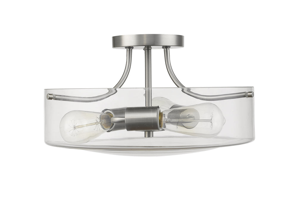 Z-Lite 471SF-BN Delaney Three Light Semi Flush Mount, Brushed Nickel Alternate Image 4.jpg