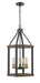 Z-Lite 472-5P-RM Kirkland Five Light Pendant, Rustic Mahogany Alternate Image 4.jpg