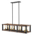 Z-Lite 472-8L-RM Kirkland Eight Light Island Pendant, Rustic Mahogany Alternate Image.jpg