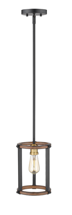 Z-Lite 472MPR-RM Kirkland One Light Mini Pendant, Rustic Mahogany Alternate Image 3.jpg