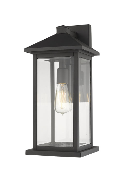 Z-Lite 531MXL-BK Portland One Light Outdoor Wall Sconce, Black Main Image.jpg