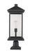 Z-Lite 531PHBXLR-533PM-BK Portland One Light Outdoor Pier Mount, Black Alternate Image 4.jpg